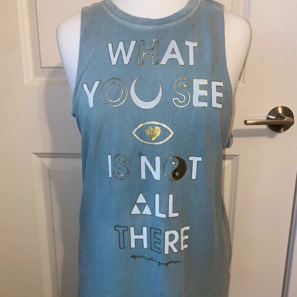 Spiritual Gangster Tank Top "What You See Is Not All There"